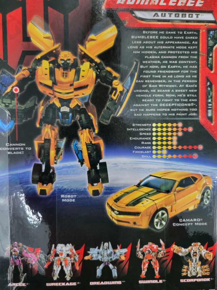 Bumblebee Concept 1st Carded - Hasbro (Movie) action figure collectible - Main Image 4