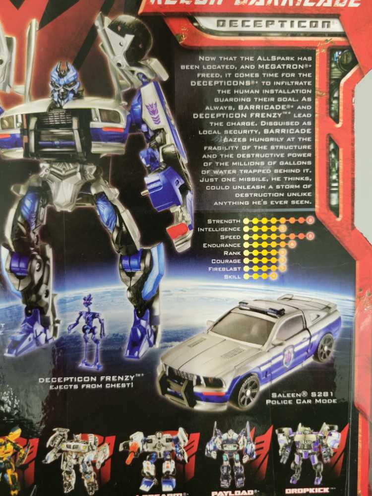 Barricade With Frenzy Recon 1st Carded - Hasbro (Movie) action figure collectible - Main Image 4