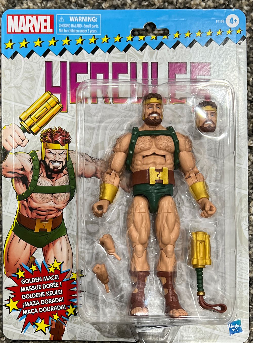 Marvel Legends - Vintage Series - Hercules - Hasbro (Marvel Legends Vintage Series) action figure collectible [Barcode 5010993839711] - Main Image 2