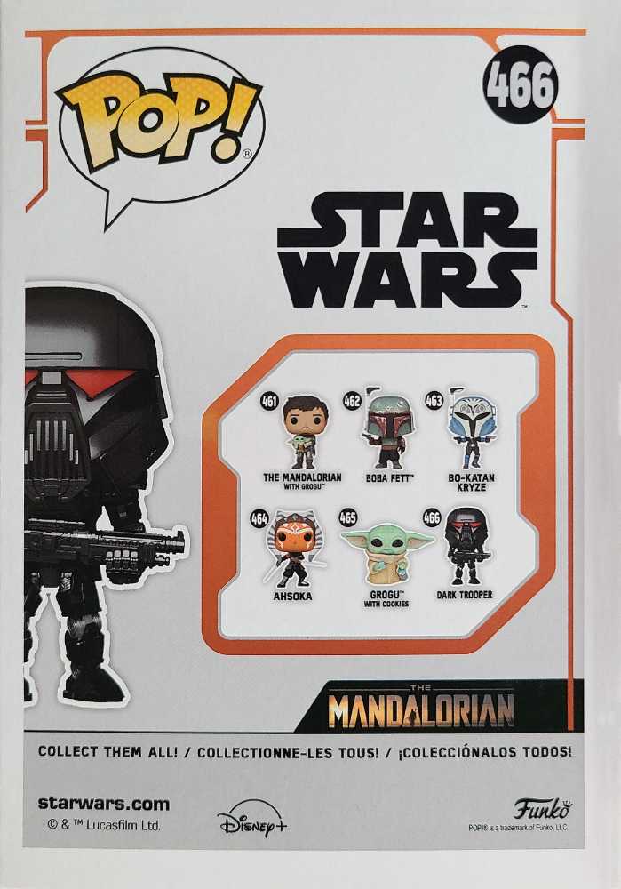 Funko Pops Star Wars Dark Trooper #466 - Funko (Funko POP! Star Wars) action figure collectible [Barcode 889698582896] - Main Image 2