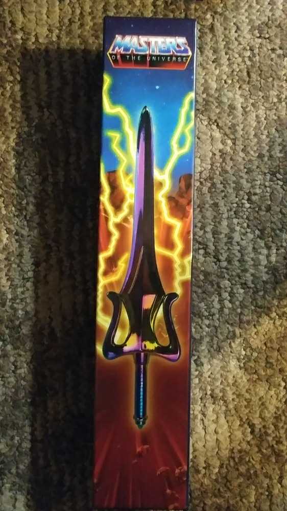 Power Sword: Scaled Prop Replica (Power-Con 2021 Exclusive - Chromatic) - Factory Entertainment (Masters Of The Universe) action figure collectible [Barcode 5060224085608] - Main Image 1