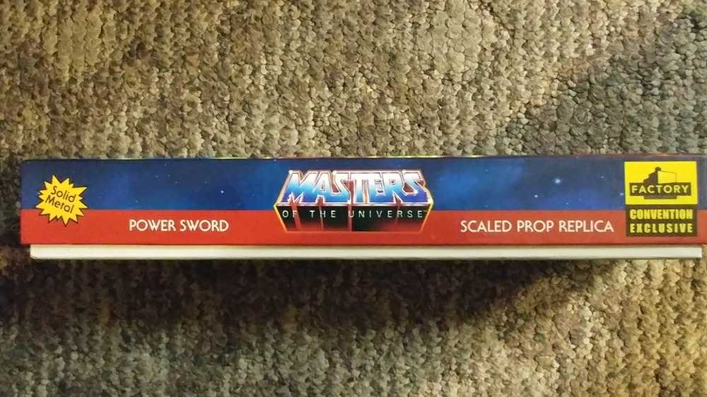Power Sword: Scaled Prop Replica (Power-Con 2021 Exclusive - Chromatic) - Factory Entertainment (Masters Of The Universe) action figure collectible [Barcode 5060224085608] - Main Image 2