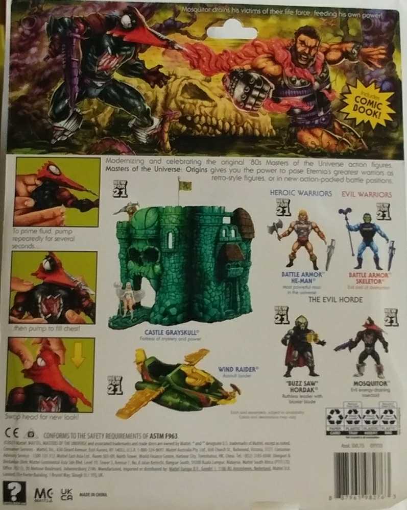 Mosquitor - Mattel (Masters Of The Universe Origins) action figure collectible [Barcode 887961982763] - Main Image 2