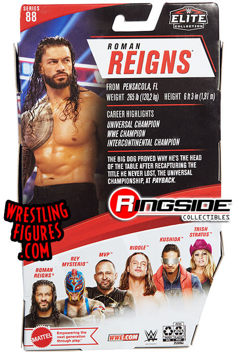 Roman Reigns - Mattel Wwe (WWE Elite Collection 88) action figure collectible - Main Image 4
