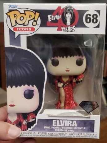 Elvira: Elvira 40th Anniversary # 68 - Funko (Elvira, Mistress of the Dark) action figure collectible [Barcode 889698574181] - Main Image 3