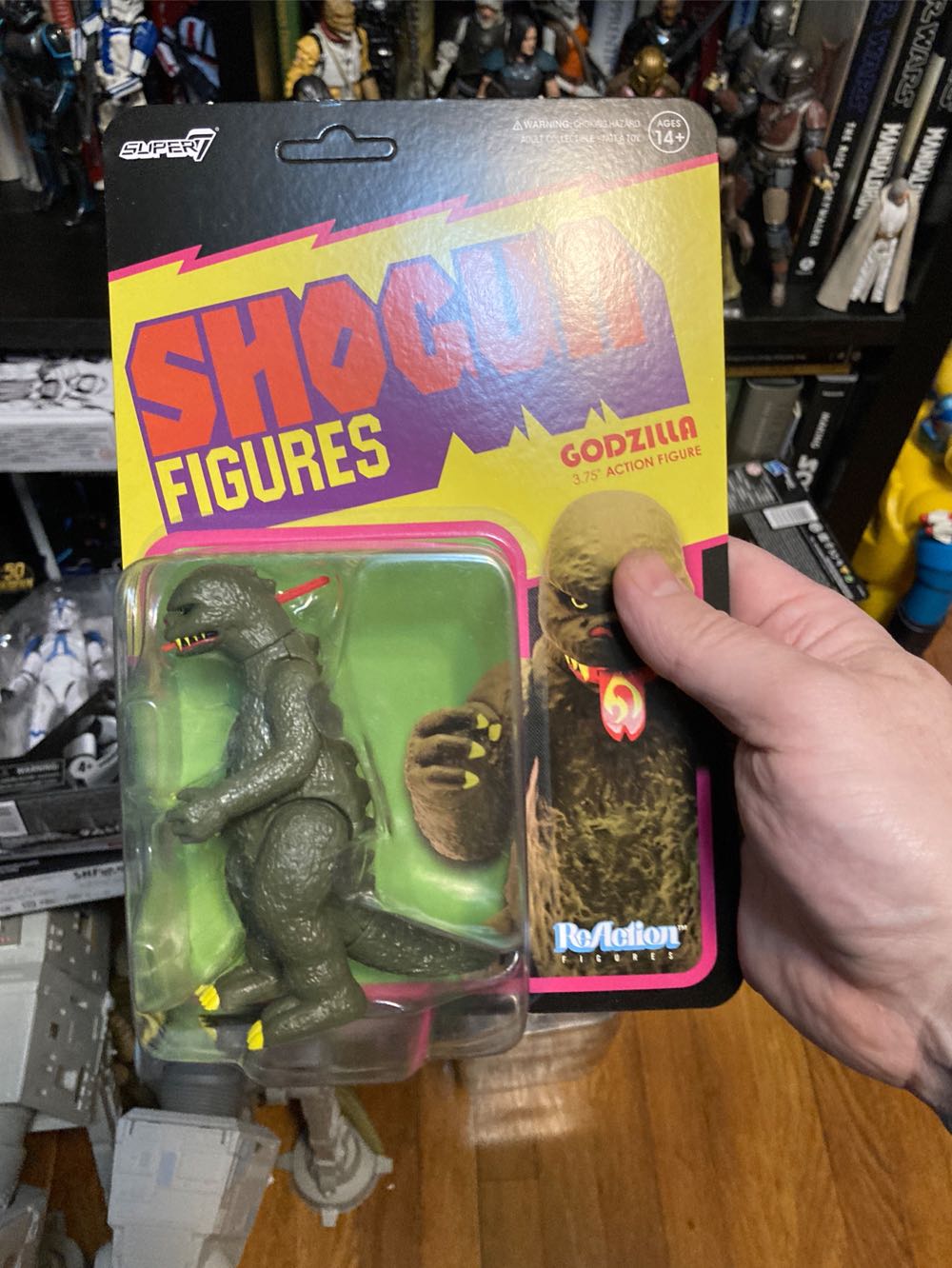 Godzilla-Dark Green Godzilla Reaction Shogun Dark - Super 7 (Godzilla Shogun figuer) action figure collectible [Barcode 840049814967] - Main Image 4