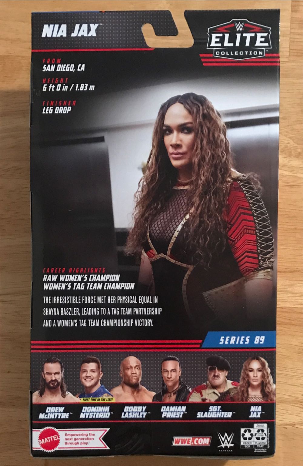 Nia Jax Elite 89 ( Chase ) - Mattel Wwe (WWE Elite Collection) action figure collectible [Barcode 194735021499] - Main Image 2