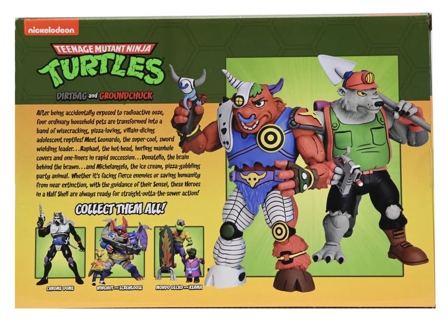 Neca Tmnt Dirtbag & Groundchuck - Neca/Reel Toys (TMNT Neca Cartoon) action figure collectible [Barcode 634482541999] - Main Image 3