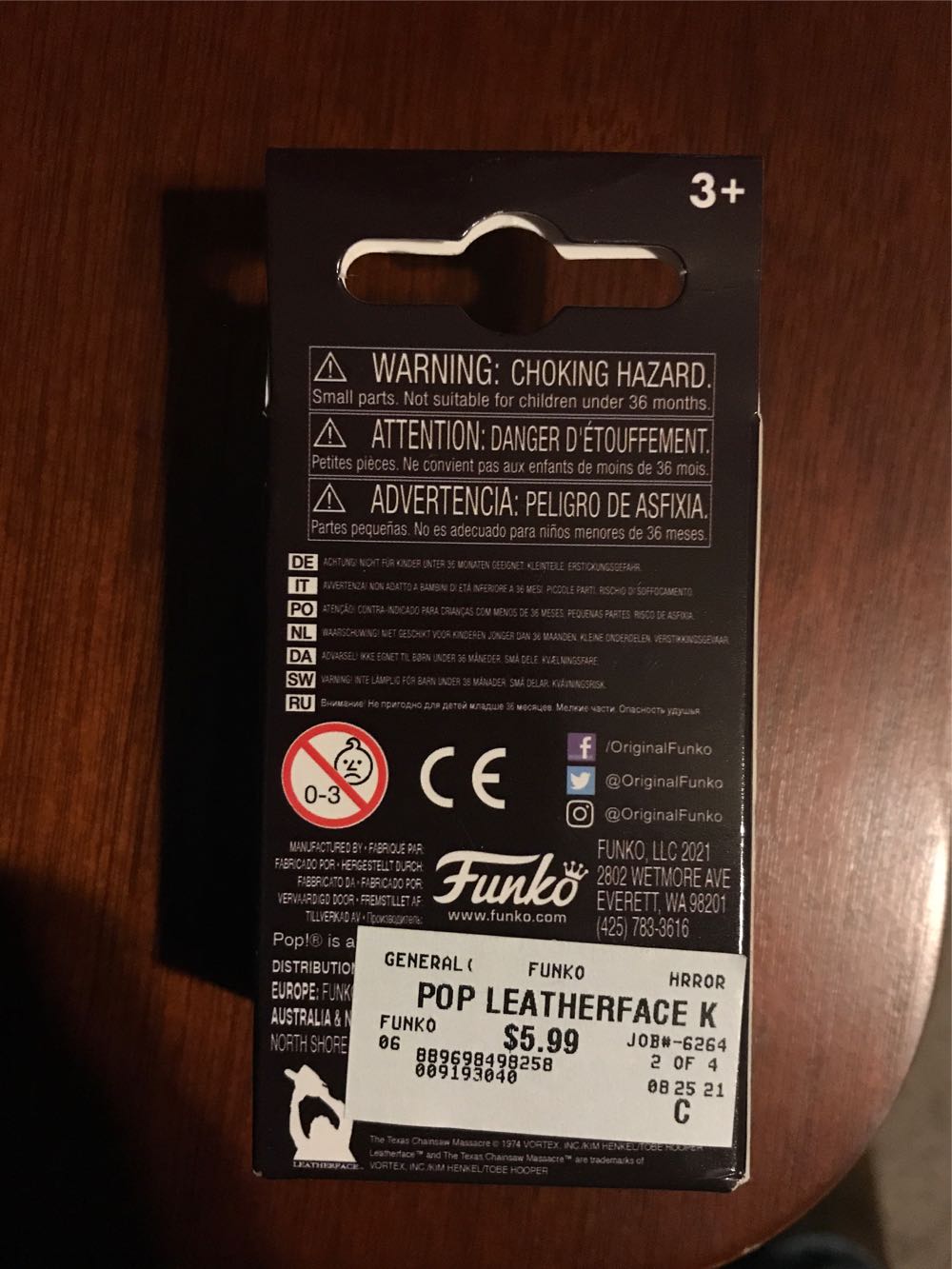 Texas Chainsaw Massacre: Leatherface - Funko (Texas Chainsaw) (Texas Chainsaw Massacre) action figure collectible [Barcode 889698498258] - Main Image 2