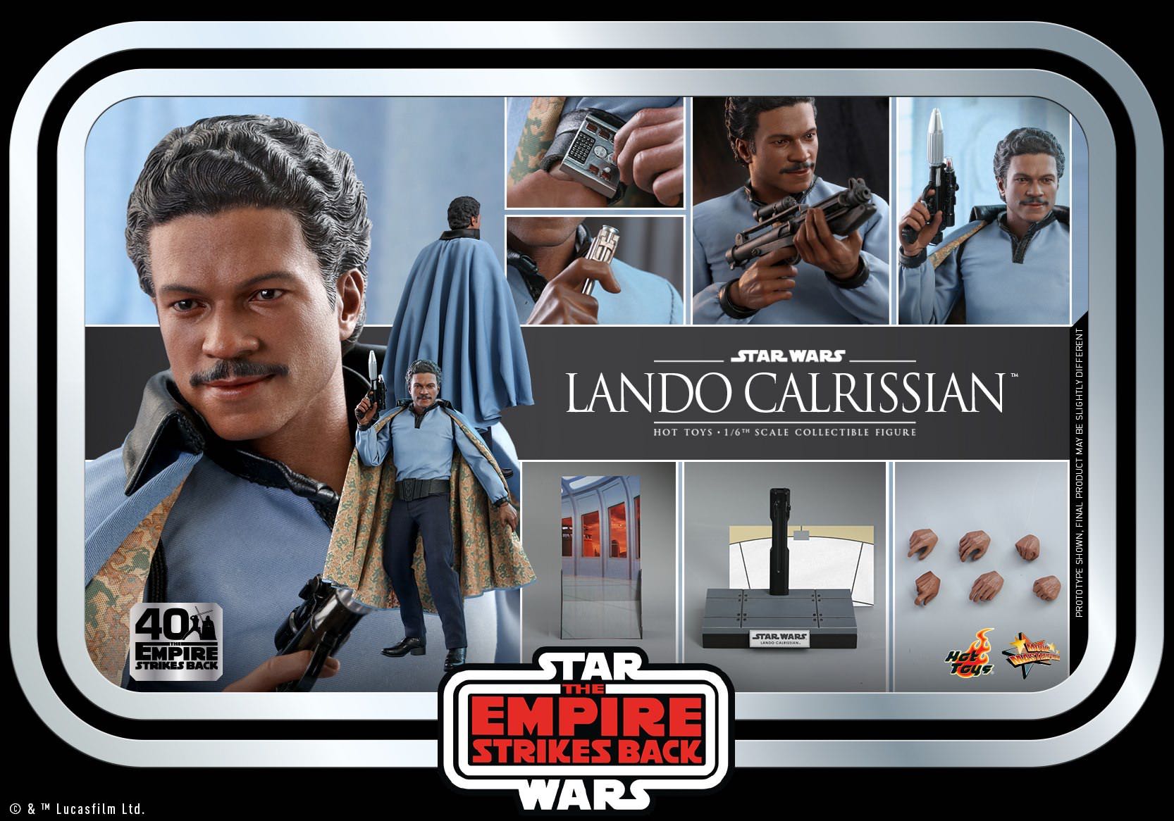 Lando Calrissian - Hot Toys (Star Wars: Episode V - The Empire Strikes Back) action figure collectible [Barcode 4895228606655] - Main Image 10