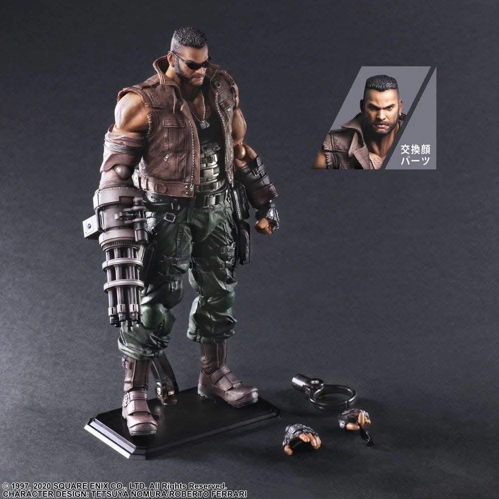 Barret Wallace (Version 2) Play Arts Kai Ff7 Remake - Play Arts Kai (Final Fantasy 7 Remake) action figure collectible [Barcode 662248829593] - Main Image 4