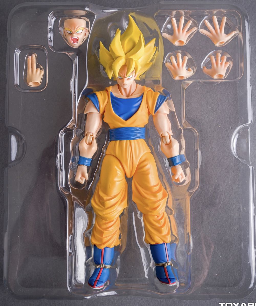 Super Saiyan Son Gokou - Bandai Tamashii Nations (Dragon Ball Z) action figure collectible [Barcode 899998548737] - Main Image 3