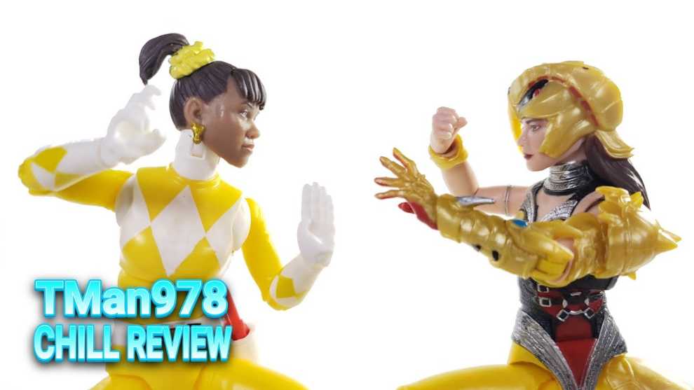 Mighty Morphin Power Rangers Lightning Collection Yellow Mighty Morphin Ranger (Aisha Campbell) & Scorpina - Hasbro (Power Rangers Lightning Collection) action figure collectible [Barcode 5010993821884] - Main Image 4