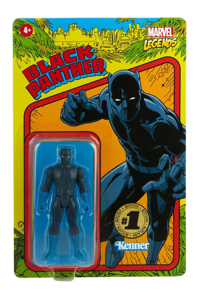 Captain America & Black Panther - Hasbro Marvel (marvel legends retro 3.75) action figure collectible - Main Image 3