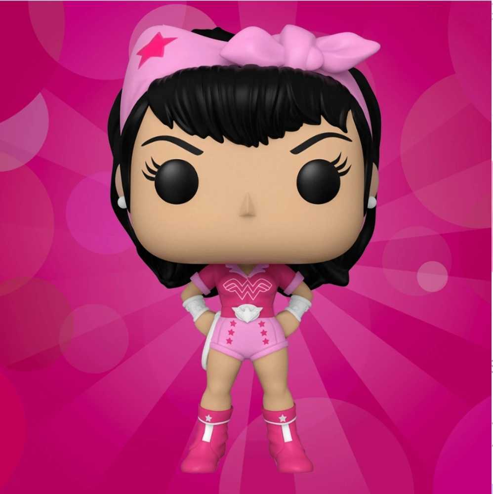 Wonder Woman - Pop! Bombshells Breast Cancer - Funko (DC Comics Bombshells Breast Cancer Awareness) action figure collectible [Barcode 889698585033] - Main Image 3