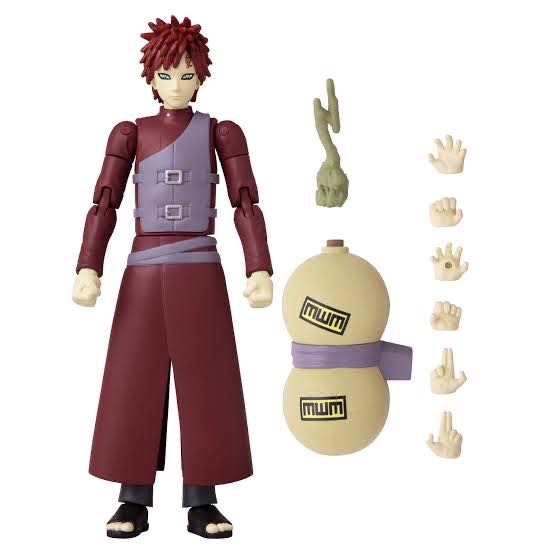 Anime Hero’s Gaara - Ban Dai (Naruto Shippuden: Anime Heroes) action figure collectible [Barcode 045557369064] - Main Image 3