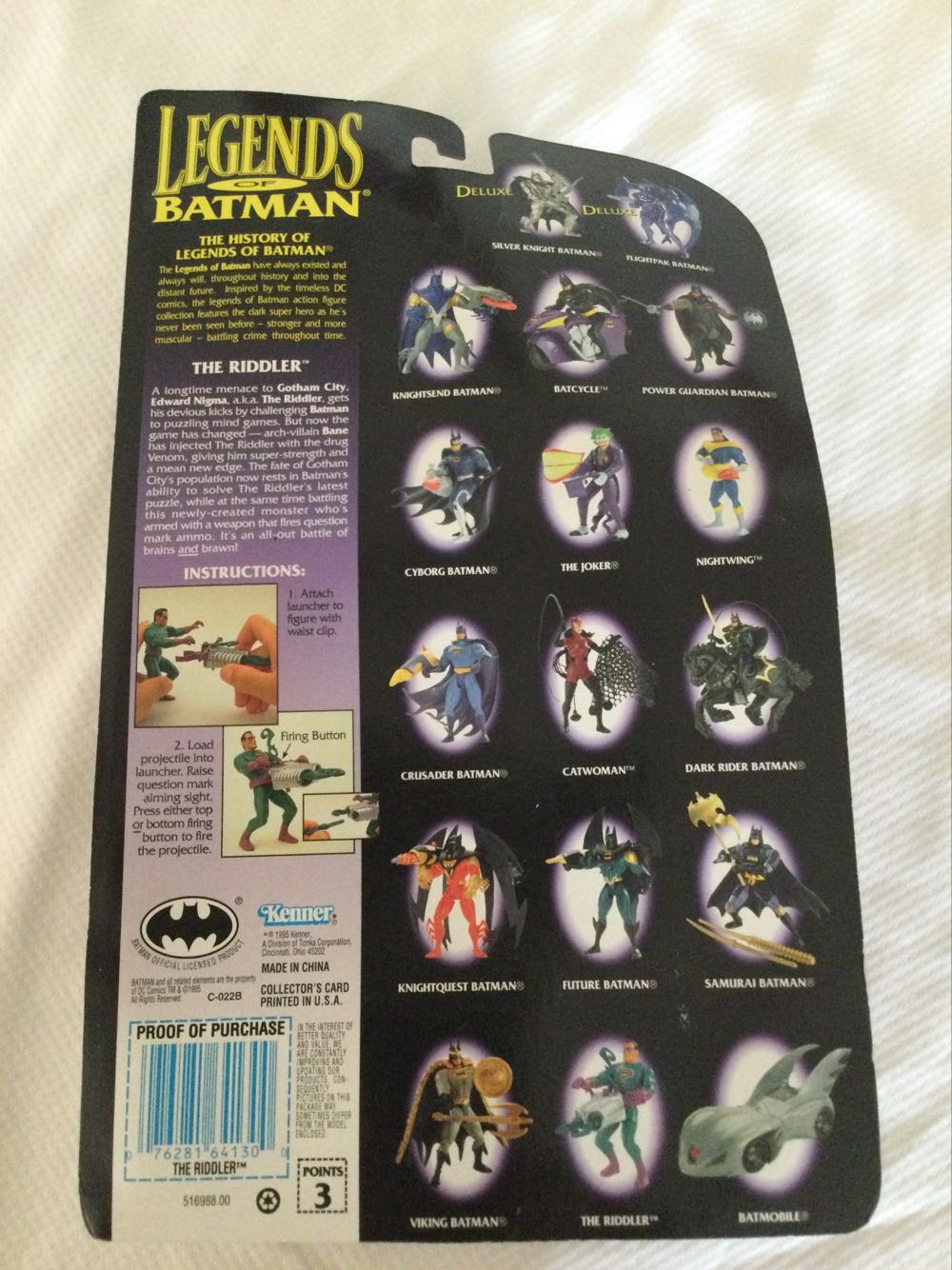 Legends Of Batman The Riddler  action figure collectible - Main Image 3