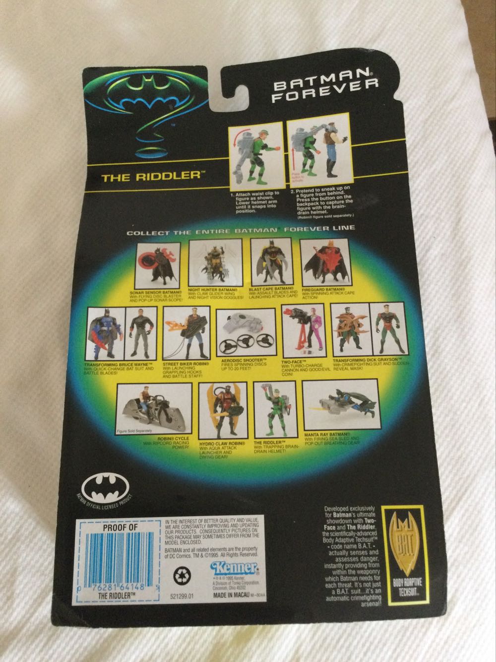 The Riddler - Kenner (DC Comics Batman) action figure collectible [Barcode 076281639086] - Main Image 3