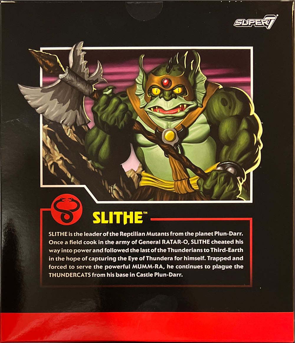 ThunderCats (Ultimates): Slithe - Super 7 (Wave 3) action figure collectible [Barcode 840049807419] - Main Image 2