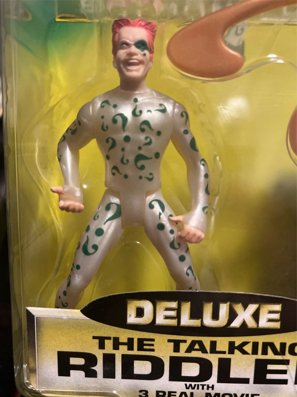 The Riddler (Talking) (Deluxe) - Kenner (Batman: Batman Forever) action figure collectible [Barcode 076281641928] - Main Image 4