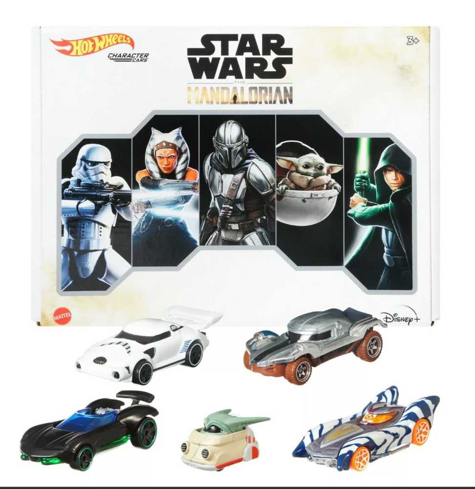 Hot Wheels Star Wars 5 pack Mandalorian Character MANDO - Hot Wheels from Mattel (Star Wars Hot Wheels) action figure collectible [Barcode 194735006267] - Main Image 3