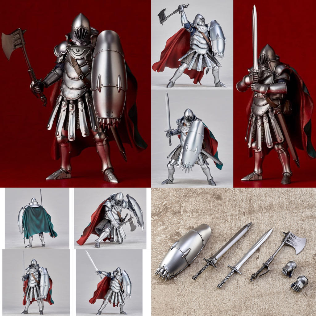 Revoltech KT Project (Series No.028): Jizai Okimono (Takeya Shiki ) - NAUSICAÄ Of The Valley Of The Wind, Torumekian Armored Trooper “Kusyana’s Guards” - Kaiyodo (Legacy of Revoltech) action figure collectible [Barcode 4537807120373] - Main Image 2