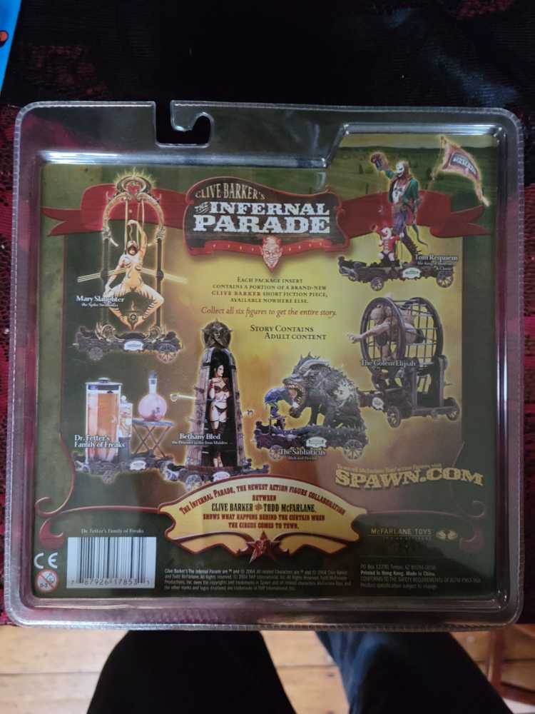 Dr. Fetter’s Family of Freaks - McFarlane Toys (Clive Barker’s Infernal Parade) action figure collectible [Barcode 787926178531] - Main Image 2