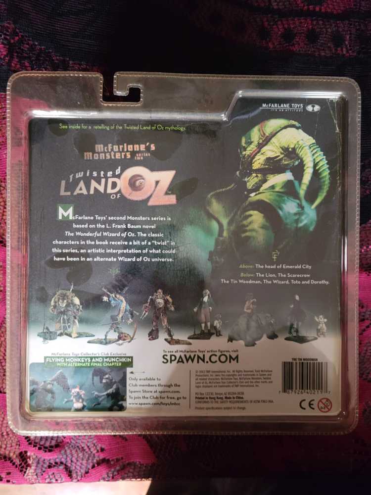 The Tin Woodsman - McFarlane Toys (Twisted Land of Oz) action figure collectible [Barcode 787926402117] - Main Image 2