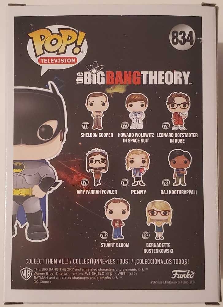 834 Howard Wolowitz as Batman - The Big Bang Theory - Funko (Funko Pop! Television) action figure collectible [Barcode 889698416993] - Main Image 4