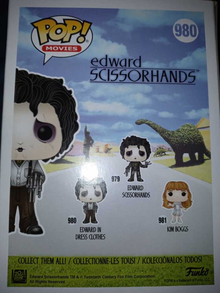 Funko Pop! Movies #980 Edward Scissorhands: Edward In Dress Clothes - Funko (Edward Scissorhands) (Movies) action figure collectible [Barcode 889698496988] - Main Image 2