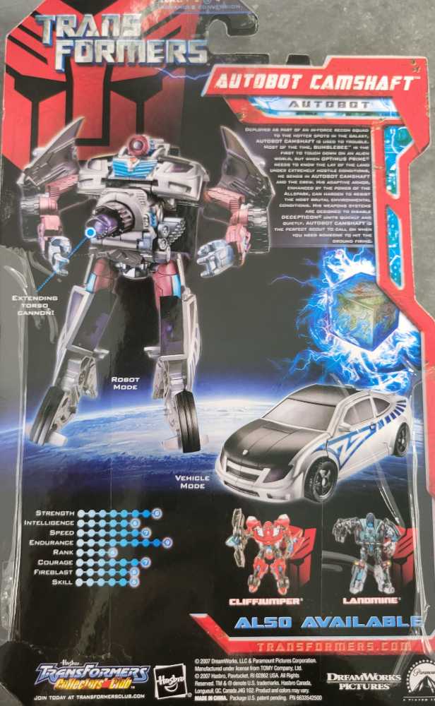 Camshaft 1st Carded - Hasbro (Movie) action figure collectible - Main Image 3