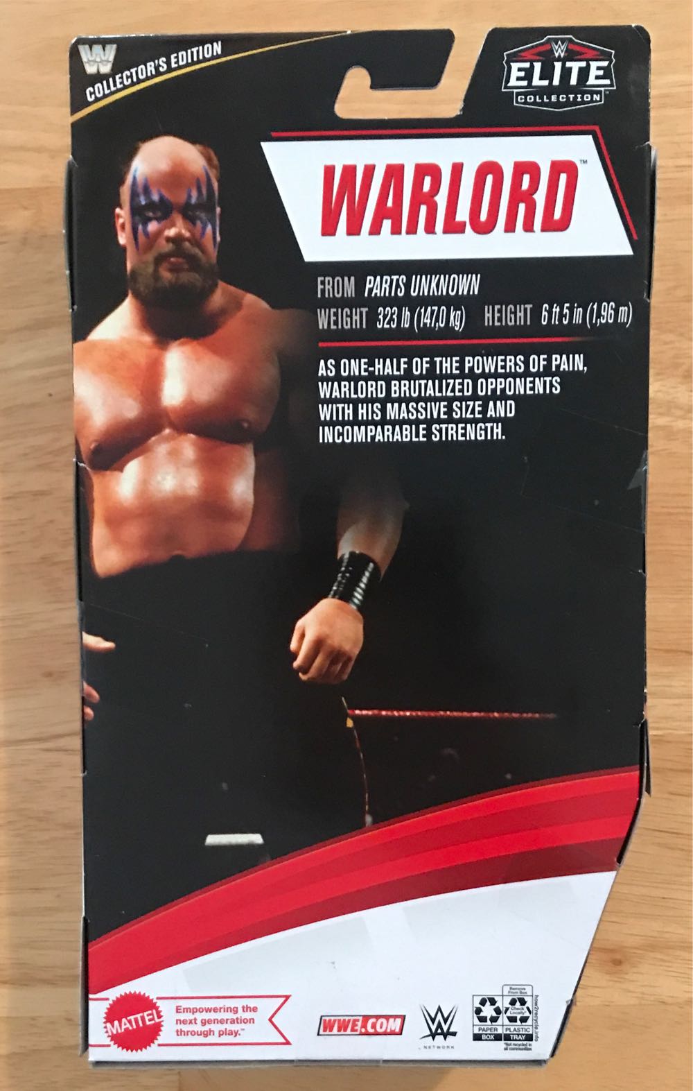 Warlord  - Mattel Wwe (Wwe Elite) action figure collectible [Barcode 887961922394] - Main Image 2