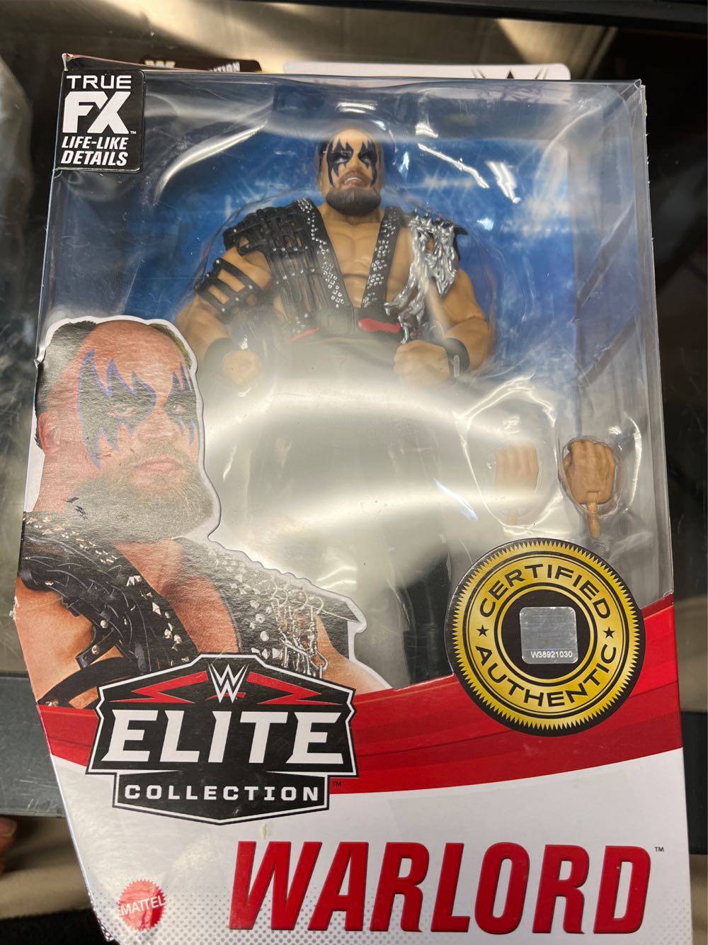 Warlord  - Mattel Wwe (Wwe Elite) action figure collectible [Barcode 887961922394] - Main Image 3