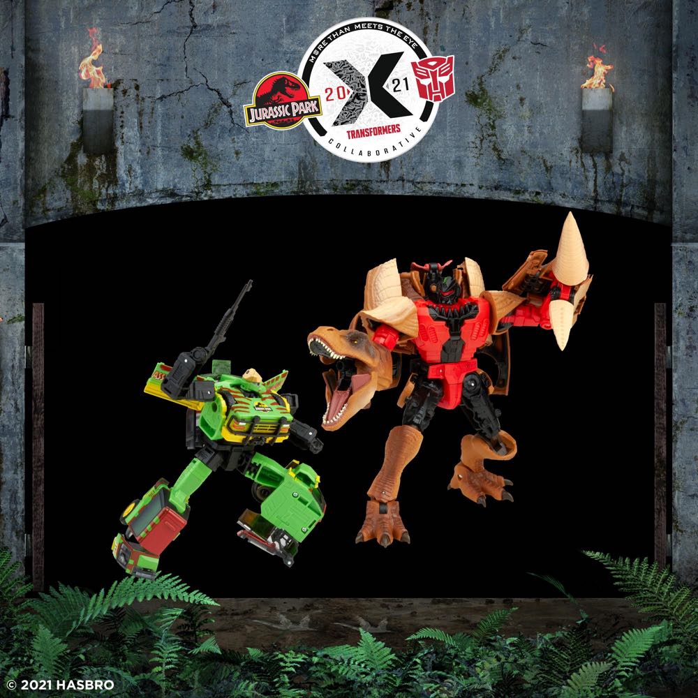Collaboration Jurassic Park Tyrannocom Rex vs. Autobot JP93 - Hasbro (Jurassic Park) action figure collectible [Barcode 5010993926442] - Main Image 3
