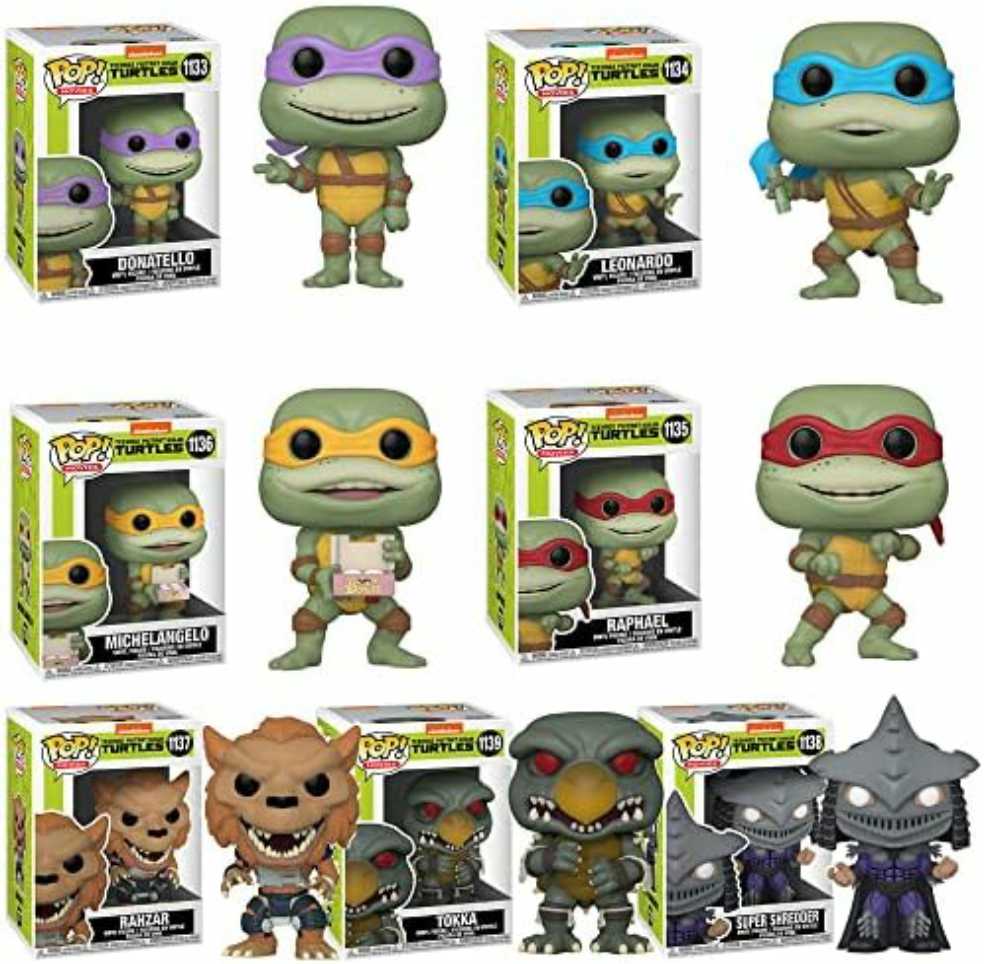 #1136  Funko Pop! Movies: Teenage Mutant Ninja Turtles: Secret Of The Ooze #1136 Michaelangelo - Funko Pop! Movies (Teenage Mutant Ninja Turtles) action figure collectible [Barcode 889698561624] - Main Image 4