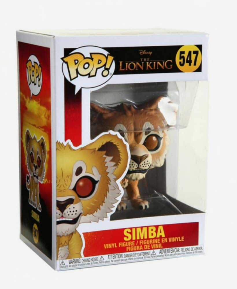 Disney: Funko Pop! The Lion King Live Action Movie - Simba #547 - Funko Pop! Movies (The Lion King Live Action Movie) action figure collectible [Barcode 889698385435] - Main Image 2