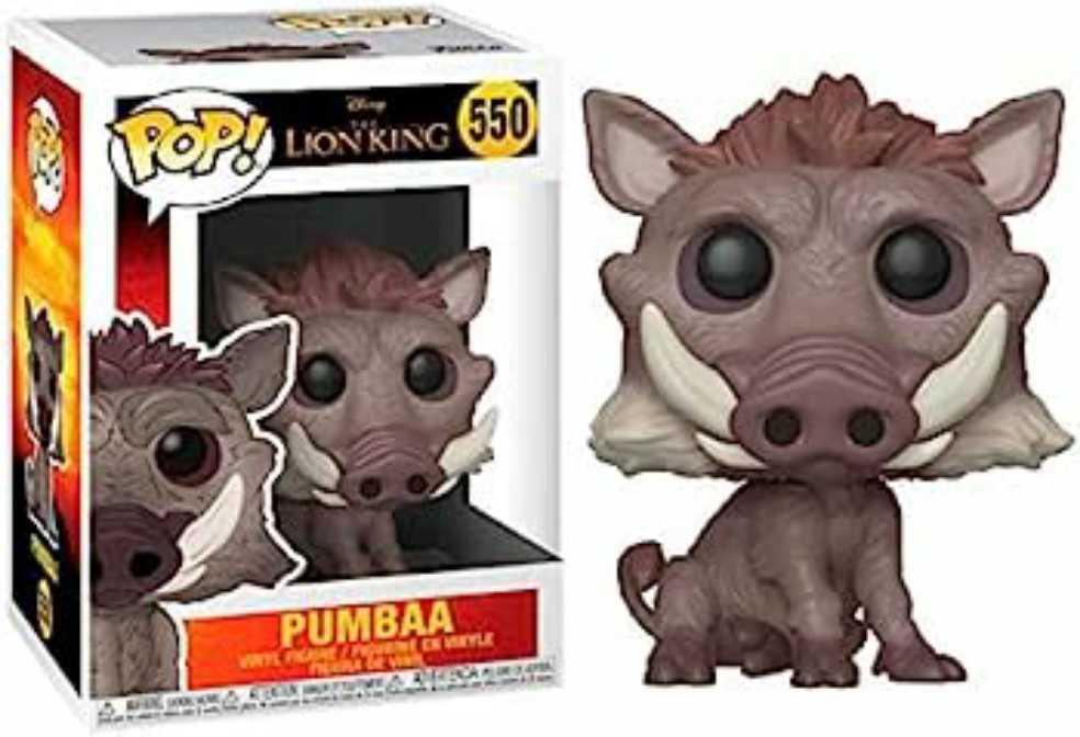 Disney: Funko Pop! The Lion King Live Action Movie - Pumbaa #550 - Funko Pop! Movies (The Lion King Live Action Movie) action figure collectible [Barcode 889698385459] - Main Image 2