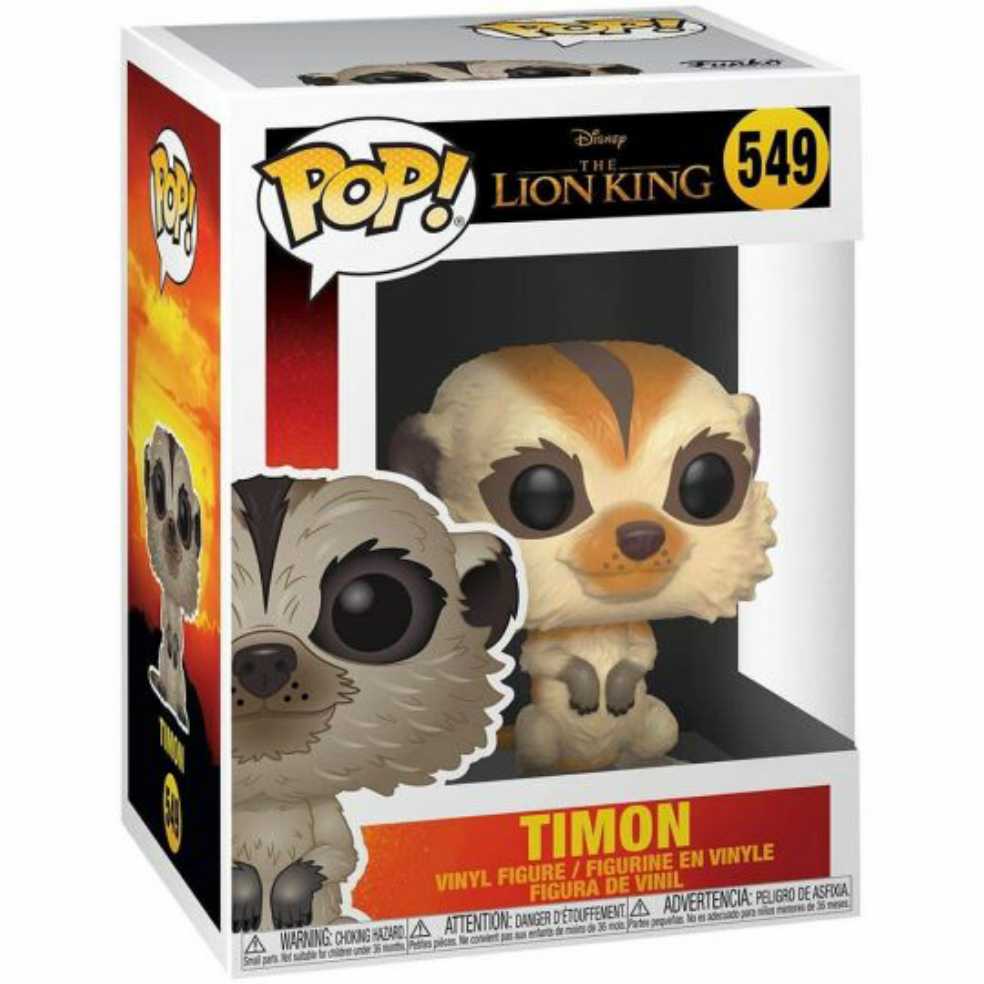 Disney: Funko Pop! The Lion King Live Action Movie - Timon #549 - Funko Pop! Movies (The Lion King Live Action Movie) action figure collectible [Barcode 889698385442] - Main Image 3