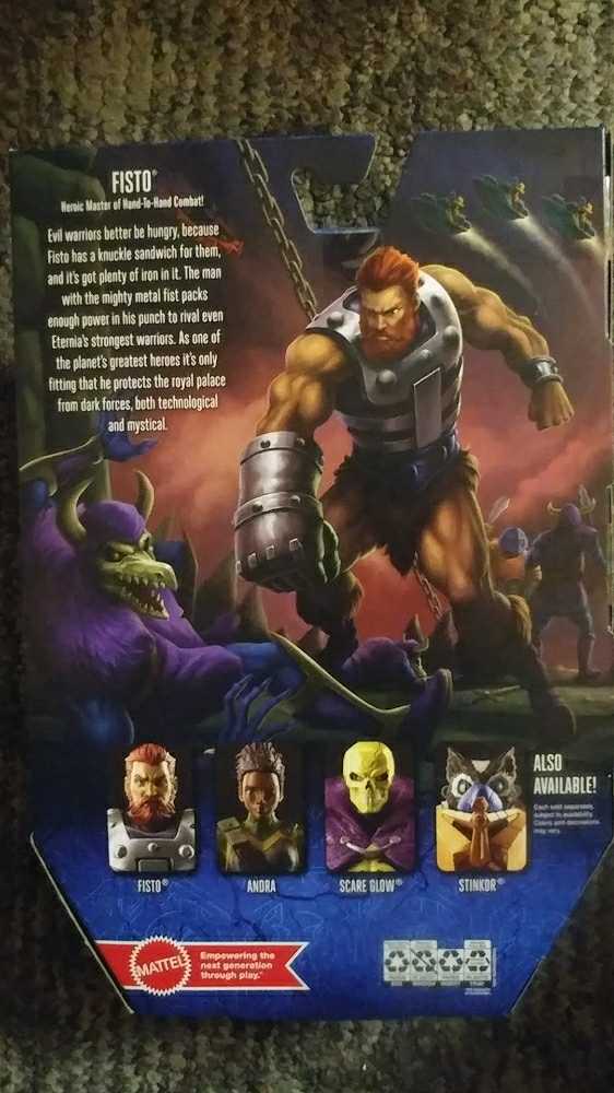 Fisto - Mattel (Masters Of The Universe Revelations) (Masterverse) action figure collectible [Barcode 194735030446] - Main Image 2