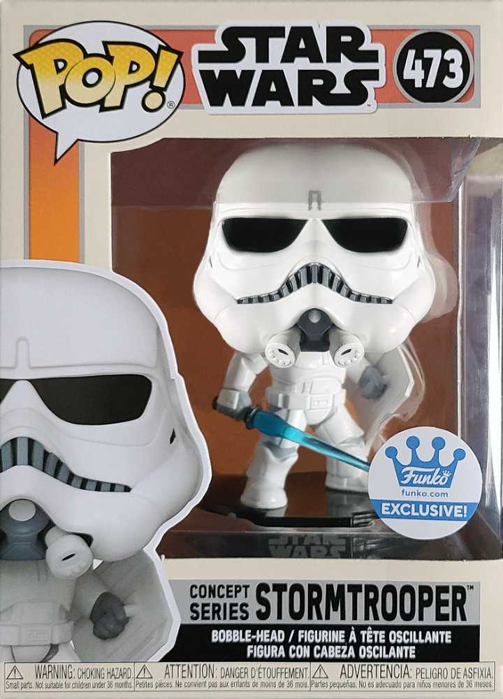 Funko Pop! Movies: Star Wars Concept Stormtrooper with Shield SWC - Funko (Star Wars Concepts) action figure collectible [Barcode 889698572286] - Main Image 1