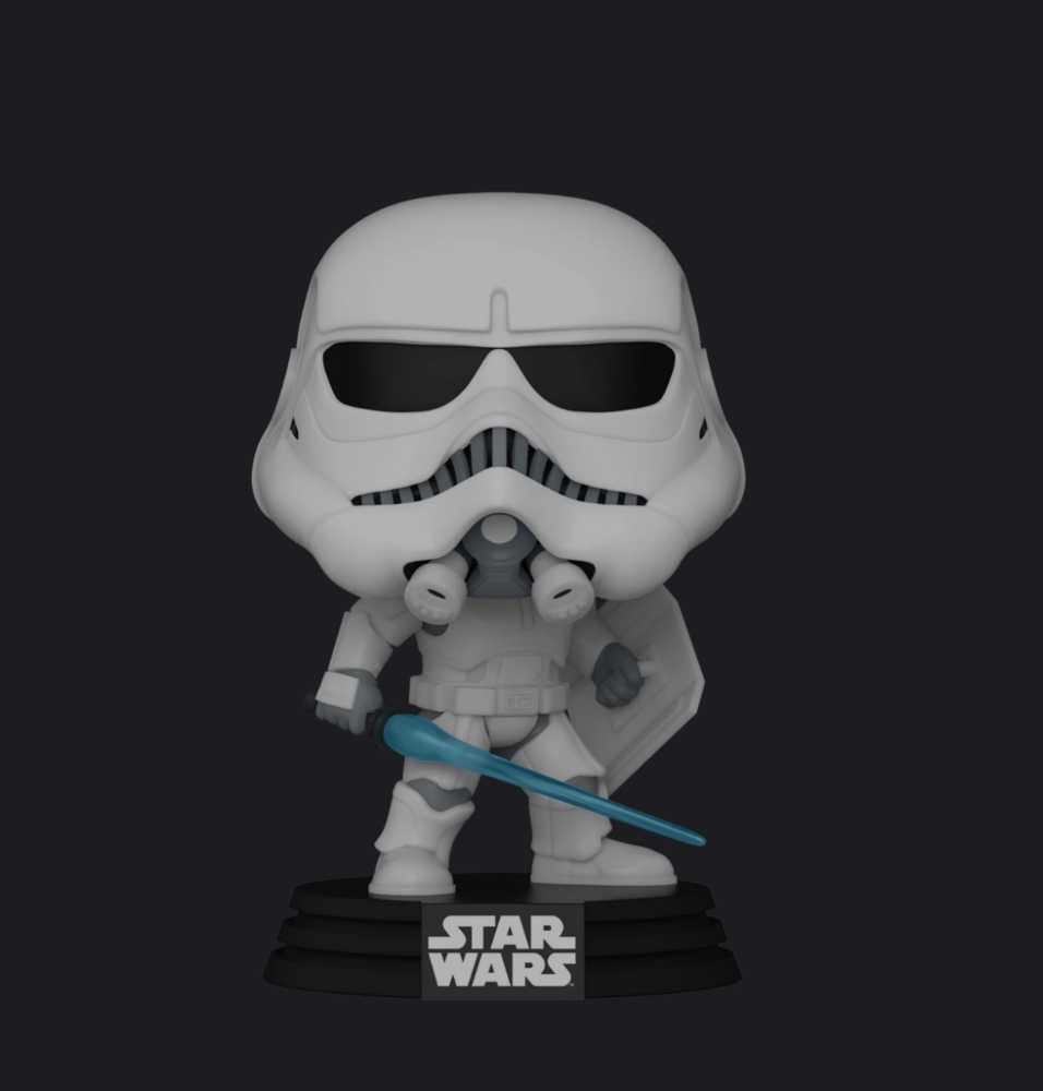 Funko Pop! Movies: Star Wars Concept Stormtrooper with Shield SWC - Funko (Star Wars Concepts) action figure collectible [Barcode 889698572286] - Main Image 3