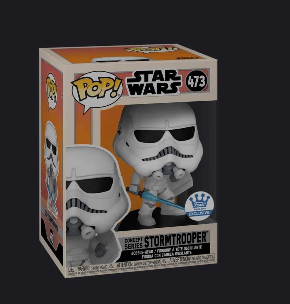 Funko Pop! Movies: Star Wars Concept Stormtrooper with Shield SWC - Funko (Star Wars Concepts) action figure collectible [Barcode 889698572286] - Main Image 4