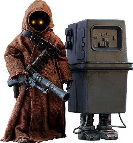 Jawa & EG-6 Power Droid (Gonk) - Hot Toys (Star Wars: Episode IV - A New Hope) action figure collectible [Barcode 4895228602732] - Main Image 1