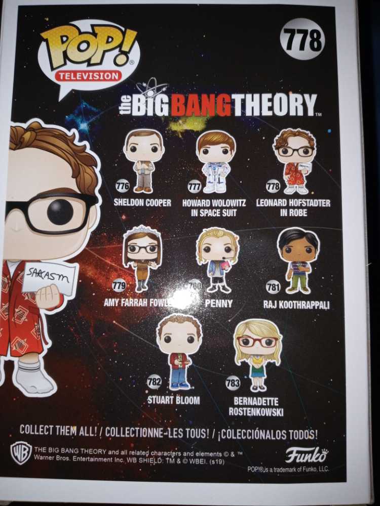 Funko Pop! Big Bang Theory #778 - Funko (The Big Bang Theory) (Funko Pop) action figure collectible [Barcode 889698385862] - Main Image 2