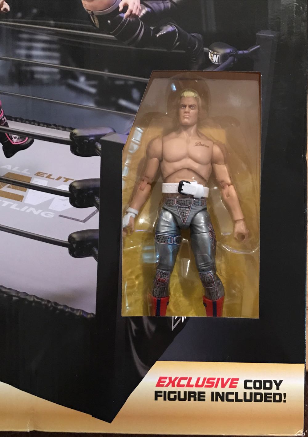 Action Ring With Cody - Jazwares AEW (AEW Unrivaled Collection) action figure collectible [Barcode 191726389200] - Main Image 2