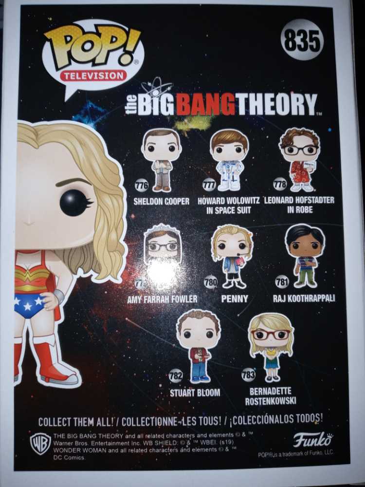 835 Penny as Wonder Woman - The Big Bang Theory - Funko (Funko Pop! Television) action figure collectible [Barcode 889698417075] - Main Image 2