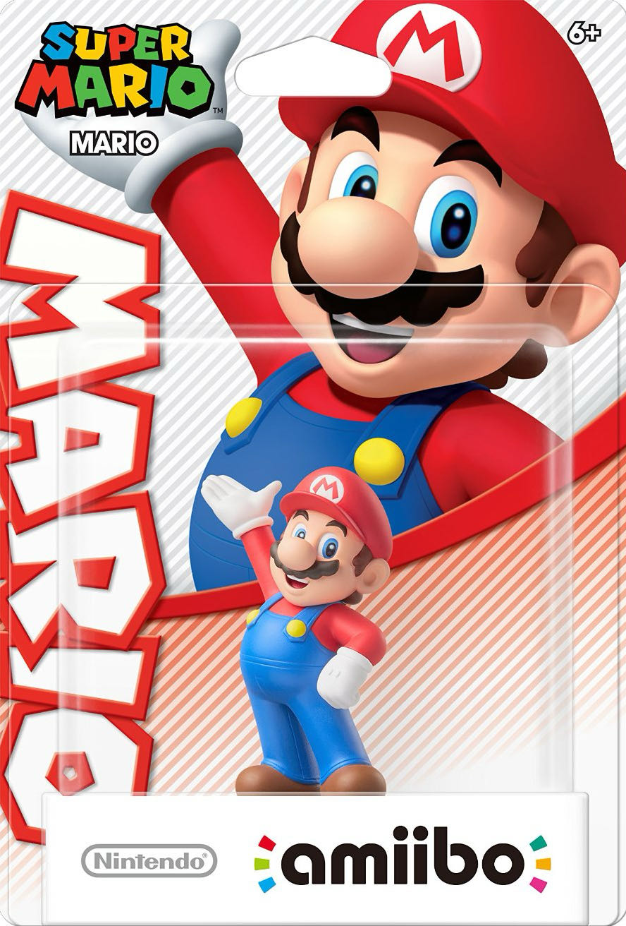 Mario Amiibo - Nintendo (Amiibo - Super Mario Bros.) action figure collectible [Barcode 045496891992] - Main Image 2