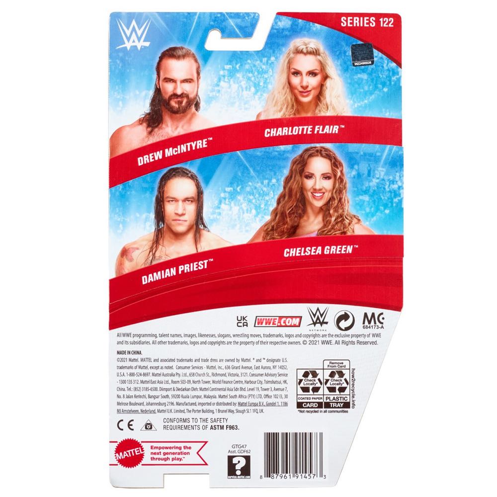 Damien Priest - Mattel (WWE Basic Series 122) action figure collectible [Barcode 887961914573] - Main Image 3