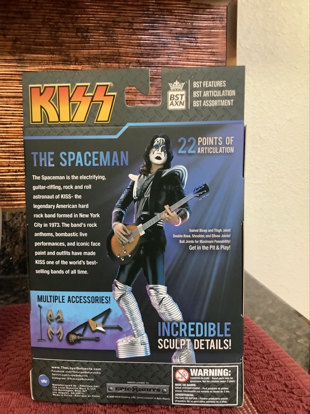Kiss: The Spaceman: Destroyer Tour - BST AXN (Kiss: Destroyer) action figure collectible [Barcode 850018355896] - Main Image 2