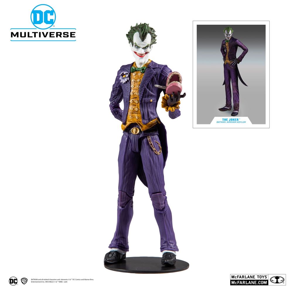 The Joker: Batman Arkham Asylum - McFarlane Toys (DC Multiverse) action figure collectible [Barcode 7898039605845] - Main Image 2